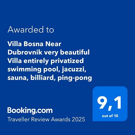 Bosna: Private Luxury Retreat Near Dubrovnik * Ivanica